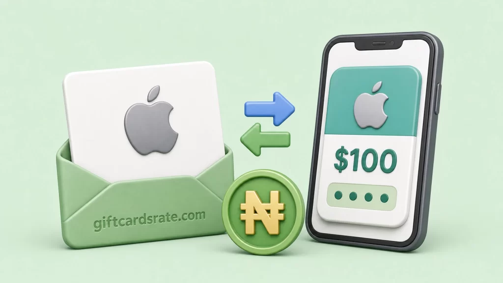 Apple Gift Card Physical vs E-code Rate for $100 in Nigeria - GiftCardsRate article image