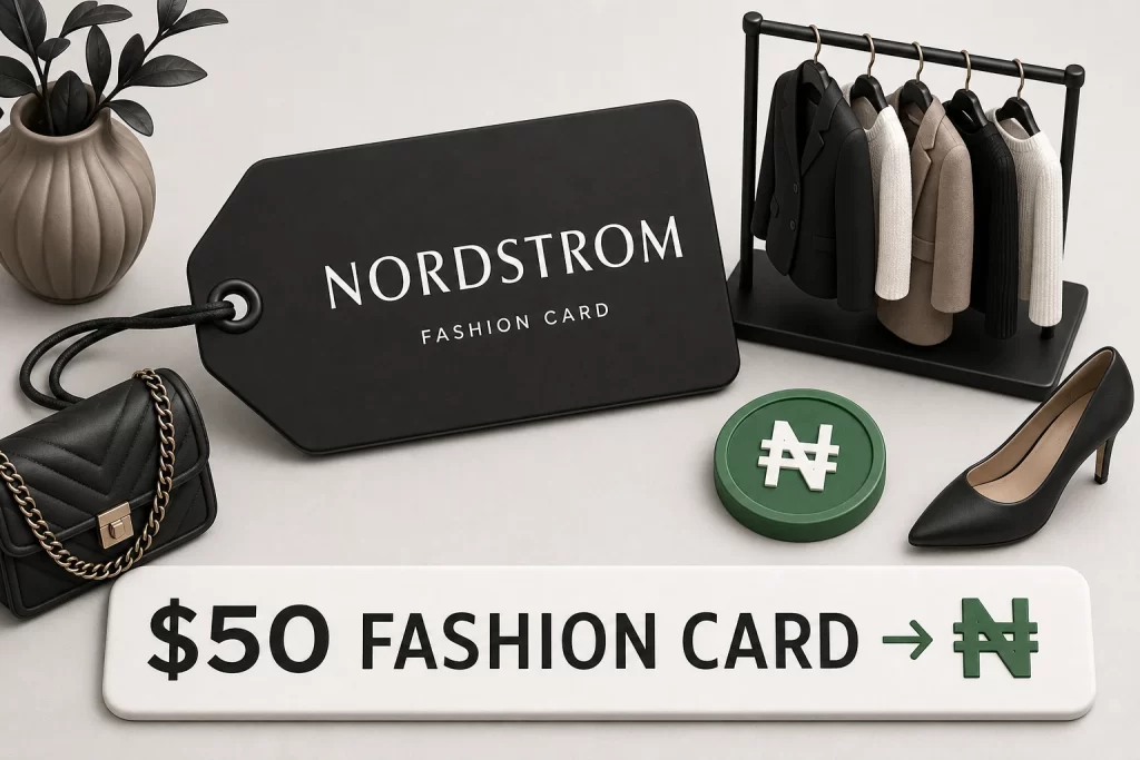 $50 Nordstrom gift card value in Nigerian naira